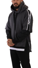 Gray Black Cotton Hooded #DGMILLENNIALS Sweater Dolce & Gabbana