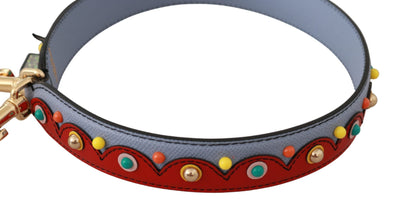 Blue Handbag Accessory Leather Shoulder Strap Dolce & Gabbana