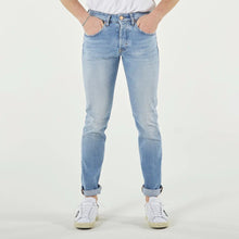 Light Blue Cotton Men Jeans Don The Fuller
