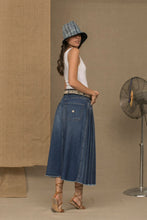 Blue Cotton Women Skirt Don The Fuller