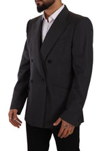 Gray Double Breasted 2 Piece SICILIA Blazer Dolce & Gabbana