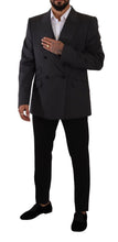 Gray Double Breasted 2 Piece SICILIA Blazer Dolce & Gabbana