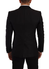 Black Slim Fit 2 Piece SICILIA Blazer Dolce & Gabbana