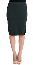 Green Wool Blend Pencil Skirt MILA SCHÖN