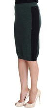 Green Wool Blend Pencil Skirt MILA SCHÖN