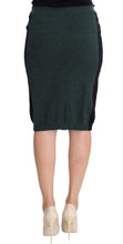 Green Wool Blend Pencil Skirt MILA SCHÖN