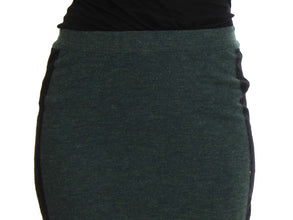 Green Wool Blend Pencil Skirt MILA SCHÖN
