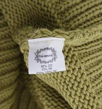 Green Cotton Blend Knitted Sleeveless Sweater PINK MEMORIES