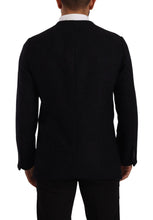 Gray Alpaca Button Down Men Coat Jacket Dolce & Gabbana