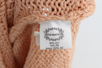 Pink Cotton Blend Knitted Sleeveless Sweater PINK MEMORIES