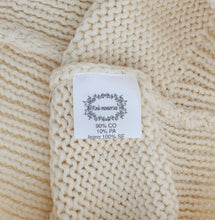 Beige Cotton Blend Knitted Sleeveless Sweater PINK MEMORIES