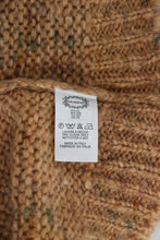 Brown Wool Blend Knitted Oversize Sweater PINK MEMORIES