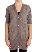 Purple Lace Cotton Cardigan Sweater PINK MEMORIES