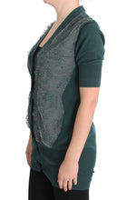Green Lace Cotton Cardigan Sweater PINK MEMORIES