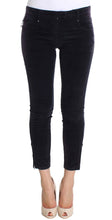 Purple Cropped Corduroys Jeans Costume National