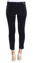 Purple Cropped Corduroys Jeans Costume National