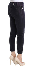 Purple Cropped Corduroys Jeans Costume National