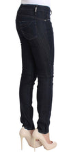 Blue Cotton Stretch Slim Fit Jeans Costume National