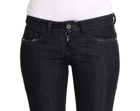 Blue Cotton Stretch Slim Fit Jeans Costume National
