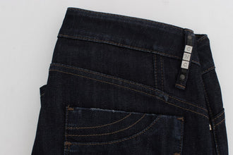 Blue Cotton Stretch Slim Fit Jeans Costume National