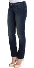 Blue Wash Cotton Slim Fit Skinny Jeans Costume National