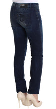 Blue Wash Cotton Slim Fit Skinny Jeans Costume National