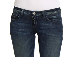 Blue Wash Cotton Slim Fit Skinny Jeans Costume National