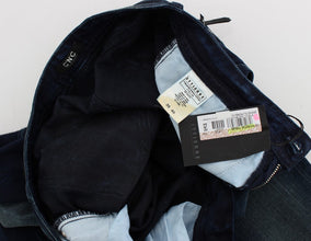 Blue Wash Cotton Slim Fit Skinny Jeans Costume National