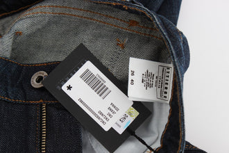 Blue Cotton Stretch Slim Fit Jeans Costume National