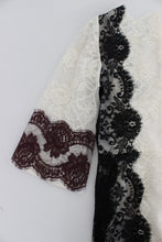 White Floral Lace Full Length Gown Dress Dolce & Gabbana