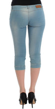 Blue Capri Pants Cropped Jeans Ermanno Scervino