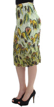Multicolor Organza Pencil Skirt Lanre Da Silva Ajayi