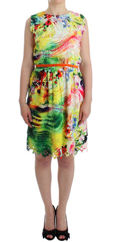 Multicolor Organza Sheath Dress Lanre Da Silva Ajayi