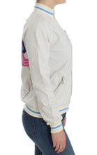 White Mock Zip Cardigan Sweatshirt Sweater John Galliano