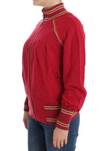 Pink Mock Zip Cardigan Sweatshirt Sweater John Galliano