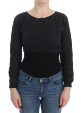 Gray Knit Wool Cardigan Sweater Ermanno Scervino