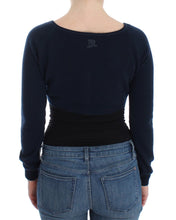 Blue Cashmere Cardigan Sweater Ermanno Scervino