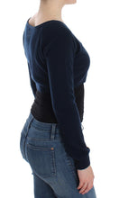Blue Cashmere Cardigan Sweater Ermanno Scervino