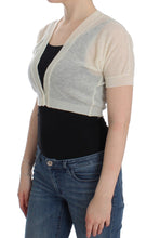 White Wool Cardigan Sweater Ermanno Scervino