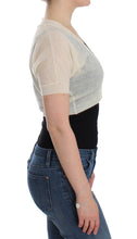 White Wool Cardigan Sweater Ermanno Scervino