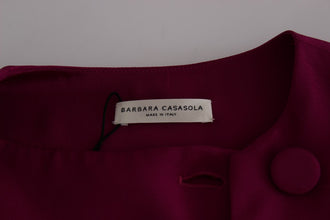 Purple Silk Sleeveless Blouse Top Barbara Casasola