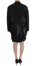 Black Coat Trench Long Draped Jacket Blazer KAALE SUKTAE