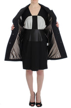 Black Coat Trench Long Draped Jacket Blazer KAALE SUKTAE