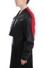 Black Short Croped Coat Bomber Jacket KAALE SUKTAE