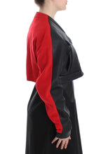 Black Short Croped Coat Bomber Jacket KAALE SUKTAE