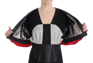 Black Short Croped Coat Bomber Jacket KAALE SUKTAE