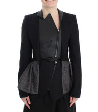 Black Short Blazer Coat Biker Jacket KAALE SUKTAE