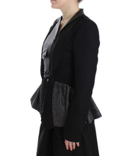 Black Short Blazer Coat Biker Jacket KAALE SUKTAE