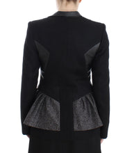 Black Short Blazer Coat Biker Jacket KAALE SUKTAE