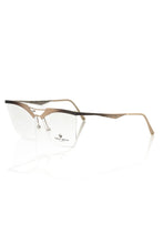 Gold Metallic Women's Frame Eyeglasses Frankie Morello